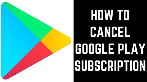 cancel google play subscription on iphone